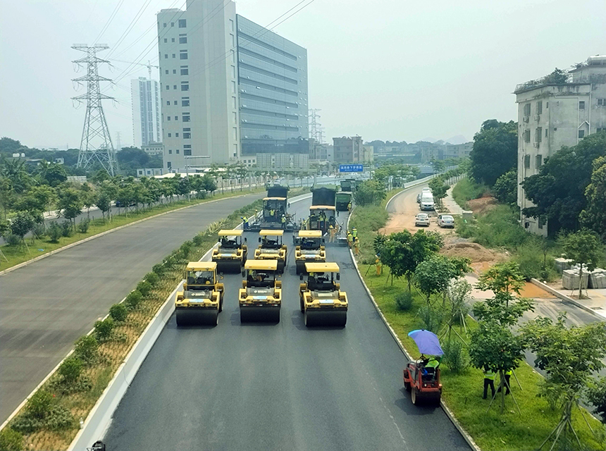 东莞市政道路沥青施工